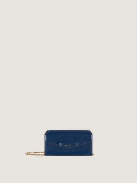 Givenchy ANTIGONA WALLET ON CHAIN IN BOX LEATHER