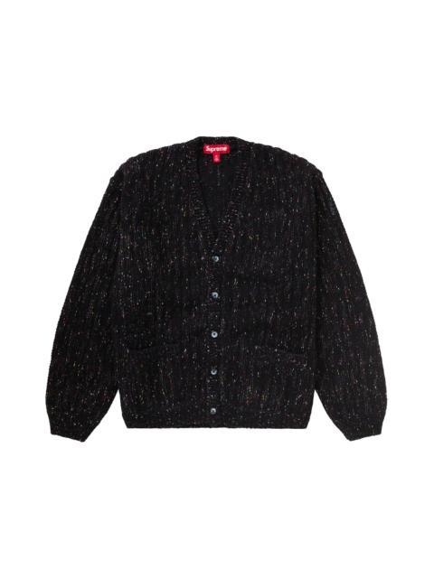 Supreme Supreme Textured Knotted Cardigan Black | REVERSIBLE