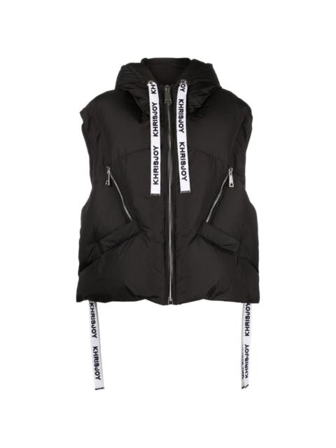 Khrisjoy quilted hooded gilet