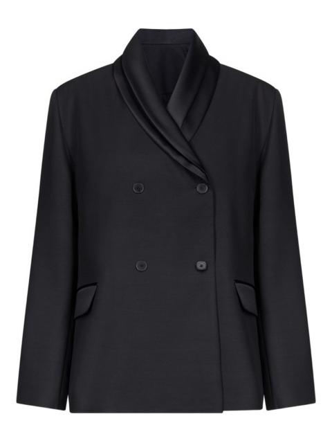 Loulou de Saison Jiha double-breasted shawl collar jacket