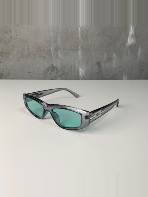 Other brands Japanese Brand - Deadstock Y2k Avant Garde Cat Eye Green Sunglasses Unisex OS