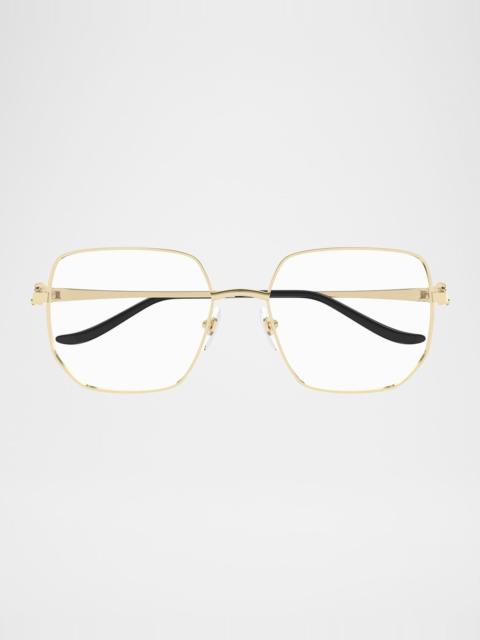 Cartier Rectangle Metal Optical Glasses