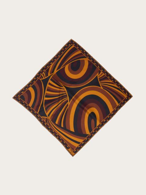 PUCCI IRIDE PRINT SILK SCARF