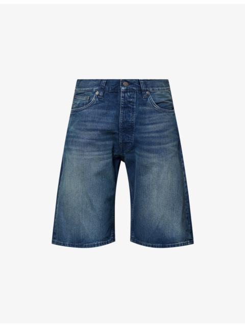 Nudie Jeans Zeb Mid-Rise Denim Shorts