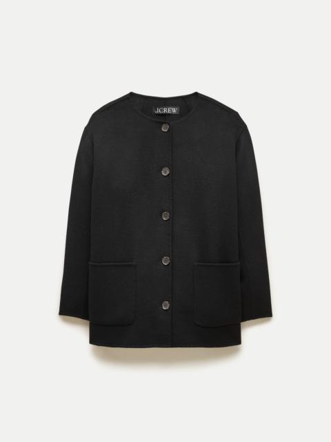 J.CREW Bianca coat in drapey wool blend
