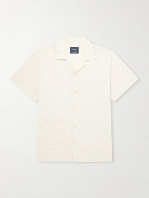 Drake's Camp-Collar Linen Shirt