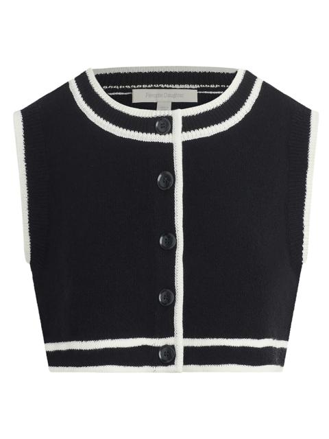 Favorite Daughter Women's Meredith Stretch-Cotton Top - Black