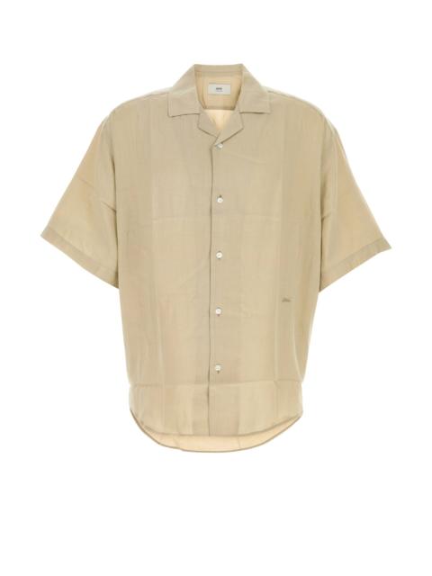 AMI Paris Beige viscose shirt