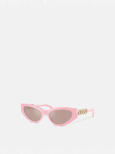 VERSACE Greca Strass Cat-Eye Sunglasses