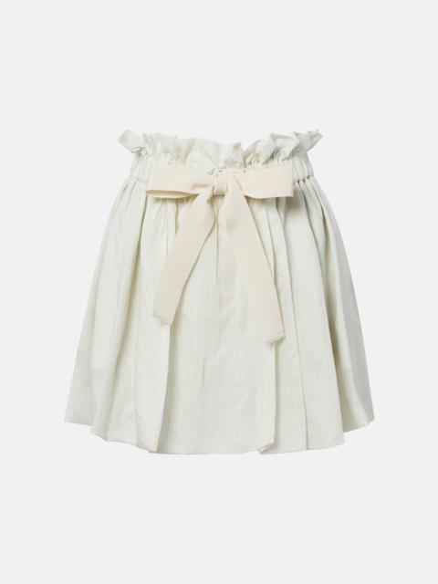 PATOU Striped miniskirt