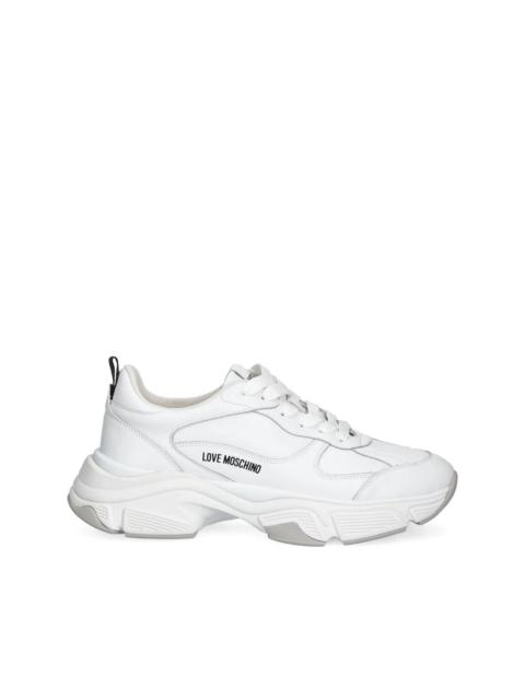 Moschino logo lace-up sneakers