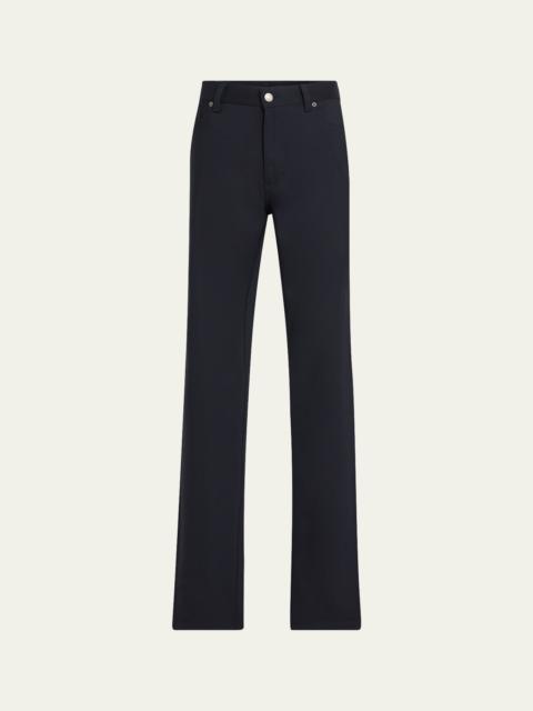 Men's Wool Slim Five-Pocket Pants