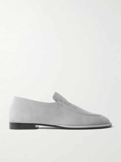 NEOUS Polaris Leather-trimmed Suede Loafers