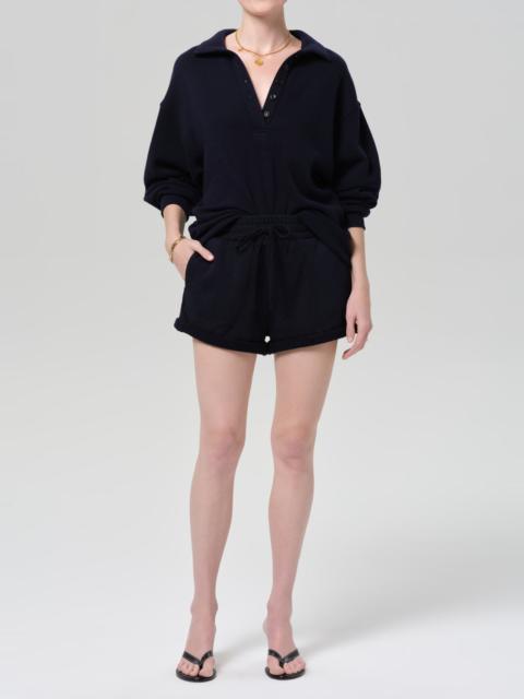 Citizens of Humanity Vivienne Rolled Sweatshort In Navy