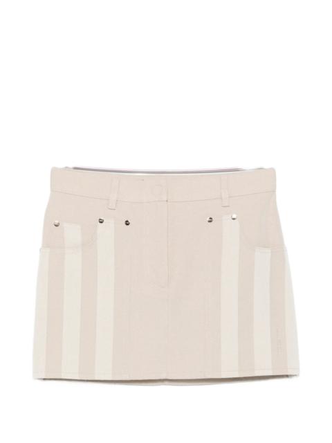 FENDI Fendi Logo-patch Mini Skirt
