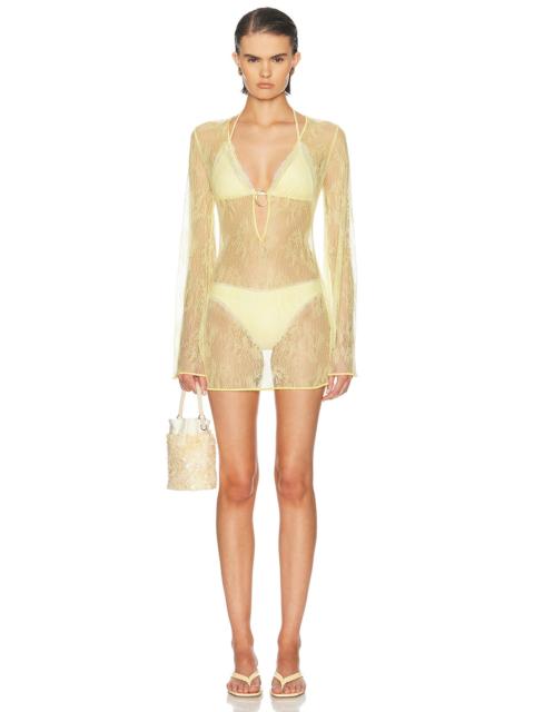 Oséree Lace O Gem Kaftan Dress