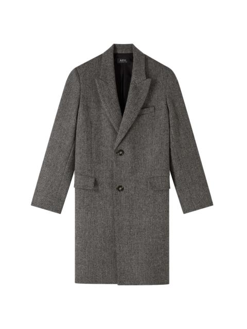 A.P.C. Gray Malloy Coat