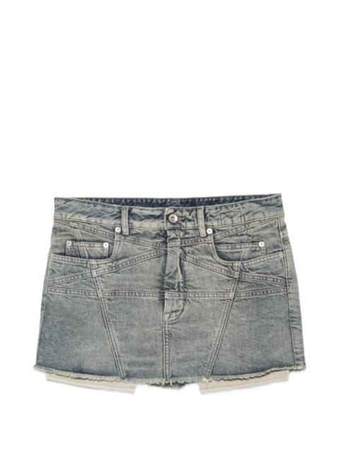 Rick Owens DRKSHDW denim skirt