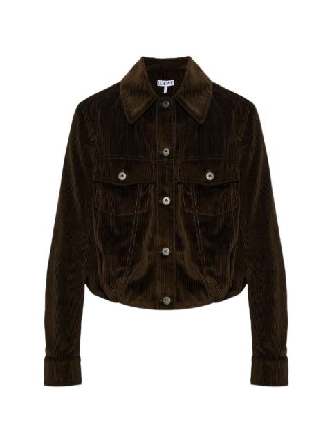 Loewe corduroy button-up jacket