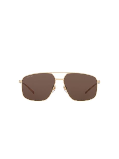 GUCCI oversize-frame sunglasses