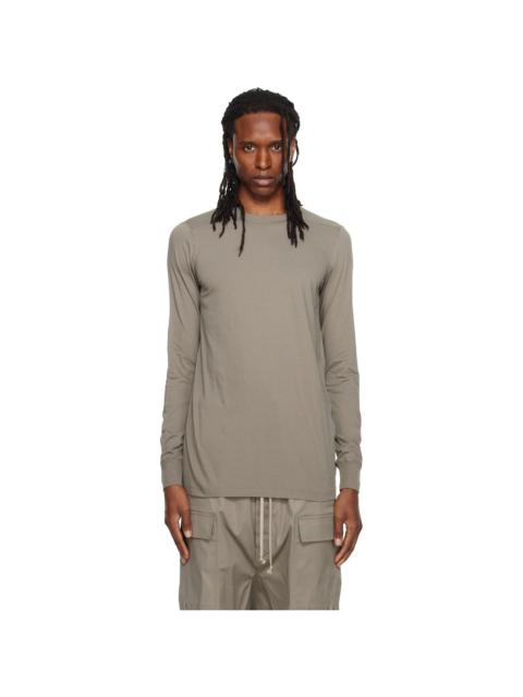 Rick Owens Taupe Tower Level LS T-shirt