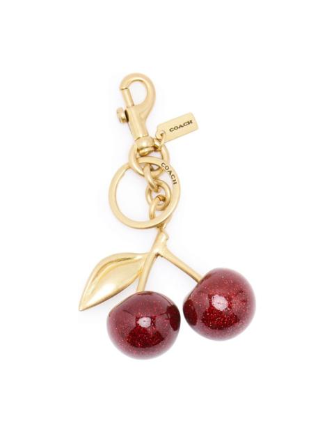 COACH Resin cherry bag charm