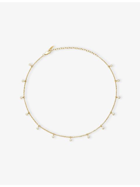 MISSOMA Interstellar 18ct Yellow Gold Vermeil And Cubic Zirconia Choker Necklace