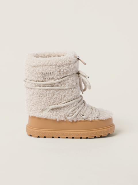 Miu Miu Shearling après-ski boots