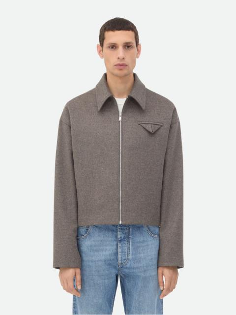 Bottega Veneta Double Wool Cashmere Kimono Blouson