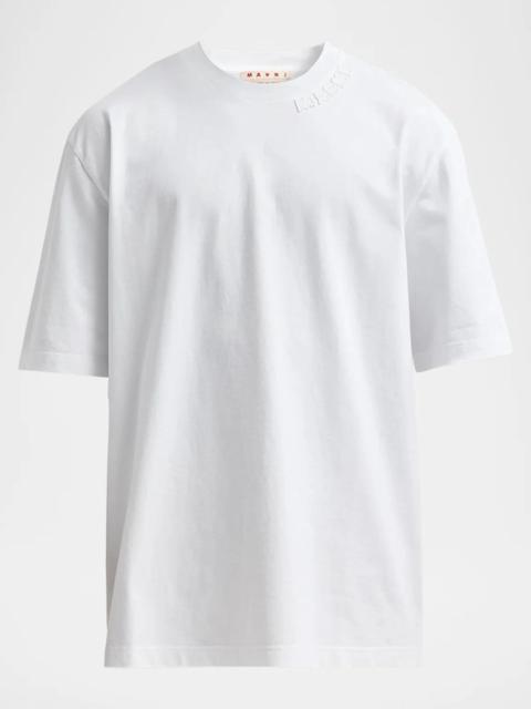 Marni Men's Cotton Oversized Crewneck T-Shirt