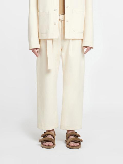 Nanushka Belted Structured Twill Pants