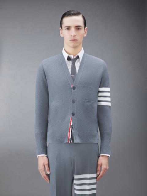 Thom Browne Wool 4-Bar V-Neck Cardigan