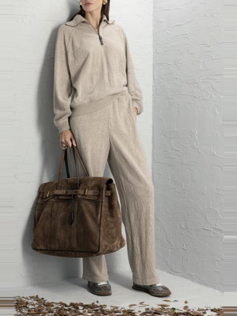 Brunello Cucinelli Long Sleeve Knit Pullover - Beige