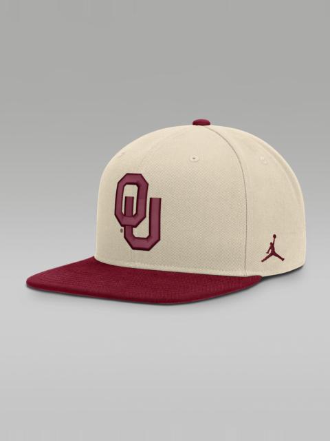 Jordan Oklahoma Campus Prep Men's Jordan Brand Dri-FIT College Adjustable Hat