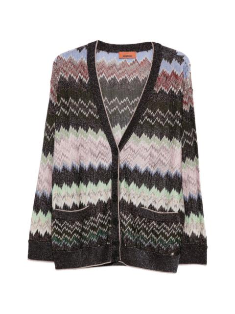 Missoni button zigzag cardigan