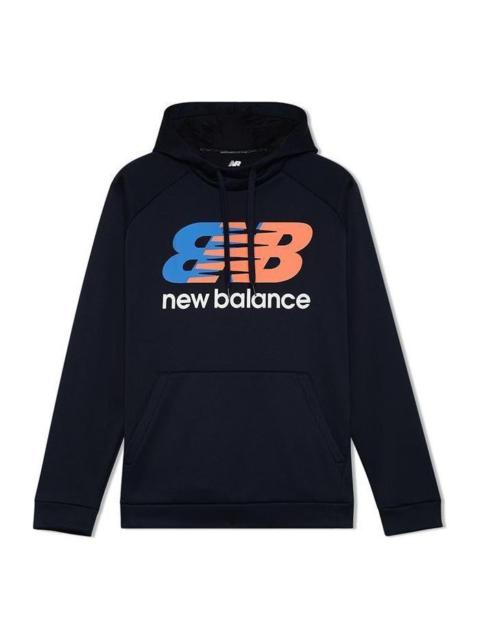 New Balance Tenacity Performance Hoodie 'Navy Orange' AMT21021-ECL