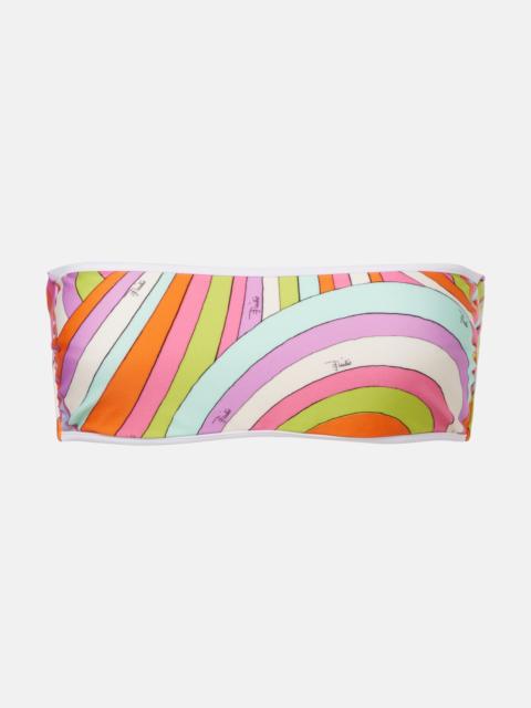 PUCCI Iride bandeau bikini top