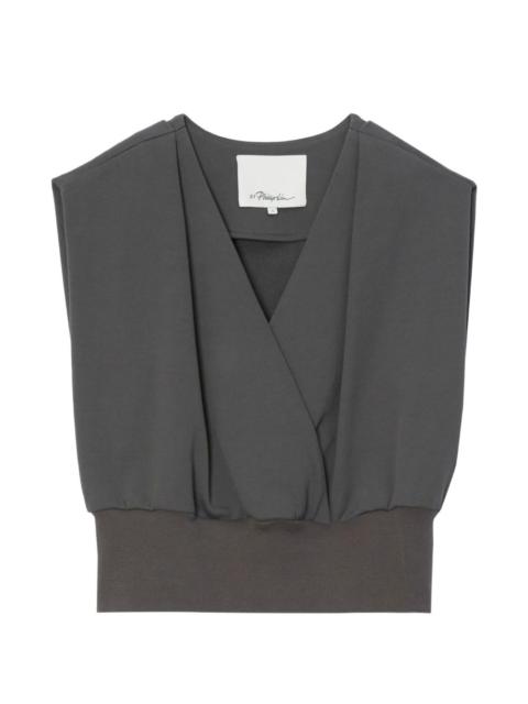 3.1 Phillip Lim V-neck shoulder-pad top