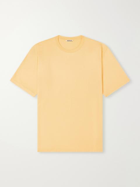 AURALEE Luster Cotton-Jersey T-Shirt