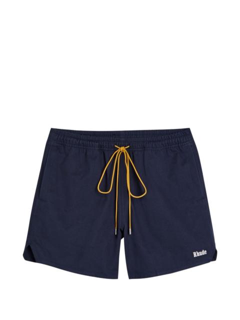 Rhude logo-print deck shorts