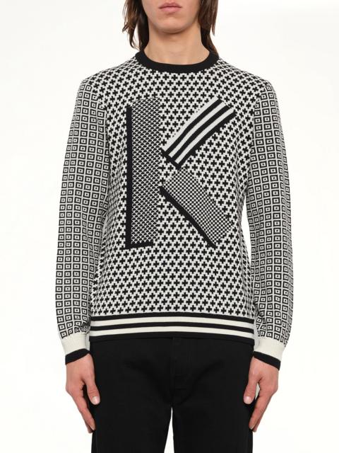 KENZO Fairisle Jumper in Black