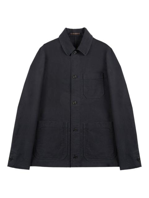 SLOWEAR patch-pocket cotton shirt jacket