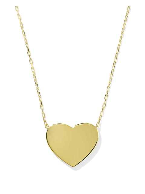KENDRA SCOTT Mackenzie 18k Gold Vermeil Heart Pendant Necklace