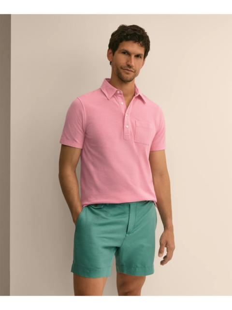 Brooks Brothers The Vintage Short-Sleeve Garment Dyed Polo Shirt