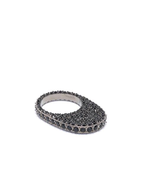 COPERNI Swipe crystal-embelished ring
