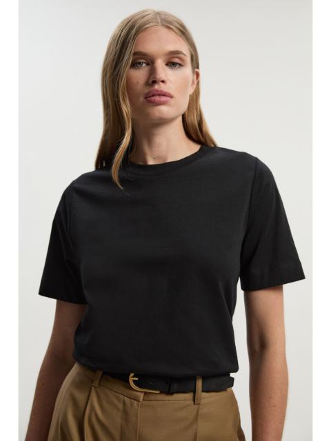 KAREN MILLEN Lightweight Relaxed Fit Cotton T-Shirt