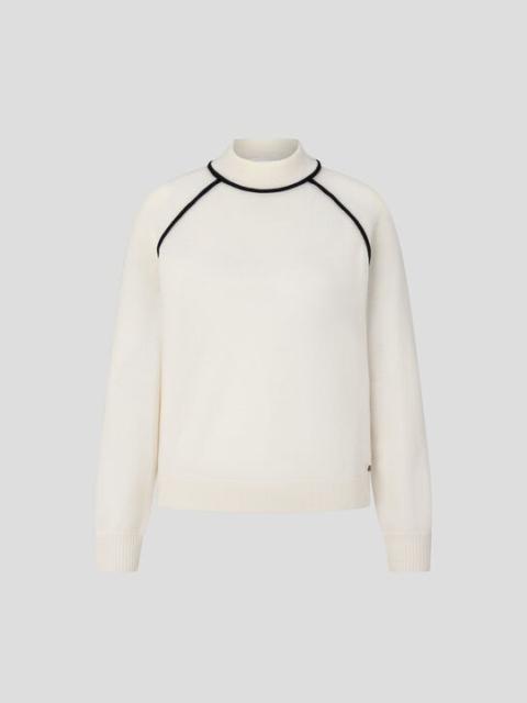 BOGNER Lady Knitted pullover in Off-white
