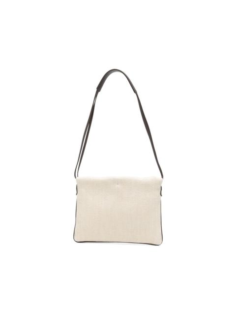 Brunello Cucinelli canvas shoulder bag