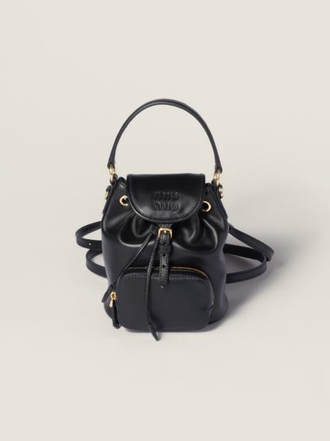 Miu Miu Leather mini-backpack