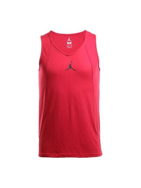Jordan Air Jordan Casual Sports Quick Dry Basketball Vest Red 789481-687